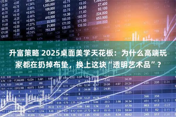 升富策略 2025桌面美学天花板：为什么高端玩家都在扔掉布垫，换上这块“透明艺术品”？
