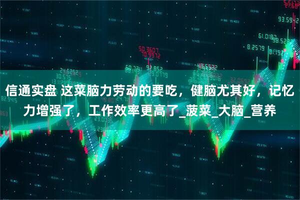 信通实盘 这菜脑力劳动的要吃，健脑尤其好，记忆力增强了，工作效率更高了_菠菜_大脑_营养